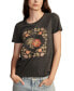 Фото #1 товара Women's Floral Embroidery Classic Crewneck T-Shirt