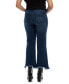 Maternity 1830 Denim 27" Fray Crop Boot Jean with Bellyband