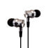 V7 3.5 mm Noise Isolating Stereo Earbuds with In-line Mic - iPad - iPhone - Mp3 - iPod - iPad - Tablets - Smartphone - Laptop Computer - Chromebook - PC - Aluminum - Headset - In-ear - Calls & Music - Silver - Binaural - Play/Pause