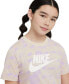 ფოტო #3 პროდუქტის Sportswear Big Kids Cotton Printed Logo Graphic T-Shirt