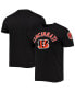 Men's Black Cincinnati Bengals Pro Team T-shirt Черный, XL - фото #1