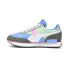 Фото #5 товара Puma Future Rider Play On Lace Up Womens Blue, Green, Grey Sneakers Casual Shoe