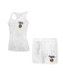 ფოტო #1 პროდუქტის Women's White Denver Nuggets Quartz Tank Top Shorts Set