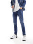 Фото #4 товара Jack & Jones glenn slim jeans in mid blue