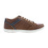Фото #2 товара English Laundry Todd EL2636L Mens Brown Leather Lifestyle Sneakers Shoes 10
