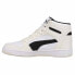 Фото #3 товара Puma Rebound Layup High Top Mens White Sneakers Casual Shoes 36957330
