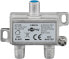 Wentronic SAT Priority Splitter - Cable splitter - 950 - 2400 MHz - Silver - Metal - Female/Female - 49.8 mm