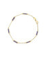 Фото #1 товара Amethyst Bar Chain Bracelet 14K Gold