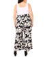 ფოტო #4 პროდუქტის Plus Size Printed Smocked-Waist Wide-Leg Pants