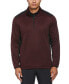 Фото #1 товара Men's Two-Tone Space-Dyed Quarter-Zip Golf Pullover