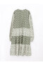 Фото #6 товара Платье для малышей LC WAIKIKI Bisiklet Yaka Длинное платье с габардином и длинным рукавом