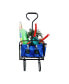 Фото #8 товара Folding Wagon Garden Shopping Beach Cart (Blue)