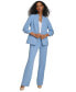 ფოტო #10 პროდუქტის Women's Stand-Collar Single-Button Blazer