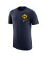 Фото #2 товара Men's Navy Distressed Michigan Wolverines Retro Tri-Blend T-shirt