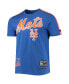 Фото #2 товара Men's Royal, Orange New York Mets Taping T-shirt