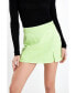 ფოტო #2 პროდუქტის Women's High-waisted Denim Mini Skort