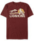 Фото #1 товара Disney Men's The Lion King Live Action Savannah Sunset Poster Short Sleeve T-Shirt