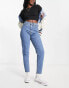 Фото #8 товара Levi's high waisted mom jeans in light wash