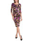 Фото #1 товара Joseph Ribkoff Floral Midi Dress Women's