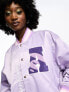 Фото #5 товара AAPE By A Bathing Ape varsity jacket in purple