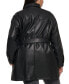 Trendy Plus Size Belted Jacket