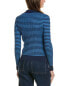 Фото #2 товара Lafayette 148 New York Striped Cardigan Women's