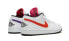 Кроссовки Nike Air Jordan 1 Low White Multi-Color (Белый)
