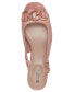 Фото #4 товара Women's Tatiaa Memory Foam Block Heel Slingback Pumps, Created for Macy's