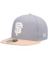 Фото #3 товара Men's Gray, Peach San Francisco Giants 2007 MLB All-Star Game Purple Undervisor 59FIFTY Fitted Hat
