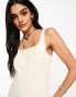 Hollister twill dress in cream