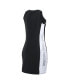 Women's Black New York Yankees Colorblock Quarter-Zip Sleeveless Dress