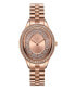 ფოტო #2 პროდუქტის Women's Bellini Diamond (1/8 ct. t.w.) Watch in 18k Rose Gold-plated Stainless-steel Watch 30 Mm