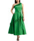 ფოტო #1 პროდუქტის Women's Ruffled A-Line One-Shoulder Dress