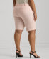 Фото #2 товара Plus Size Mid-Rise Bermuda Shorts