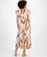 Women's Printed High-Low Dress