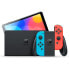 Фото #3 товара Nintendo Switch-Konsole (OLED-Modell) : Neue Version, intensive Farben, 7-Zoll-Bildschirm - mit einem neonfarbenen Joy-Con