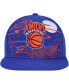 Фото #3 товара Men's Blue New York Knicks Hardwood Classics Asian Heritage Scenic Snapback Hat