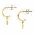 Timeless Gold Plated Trilliant SAWY13 Drop Earrings