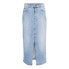 OBJECT Ellen Long Denim Skirt