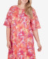 Фото #5 товара Plus Size Tropical Puff Print Dress