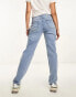 Фото #6 товара Noisy May Guthie straight leg jeans in light blue