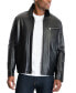 ფოტო #2 პროდუქტის Men's James Dean Leather Jacket, Created for Macy's