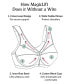 ფოტო #16 პროდუქტის Women's Full Figure Plus Size MagicLift Cotton Wirefree Support Bra 1001