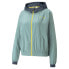 Фото #2 товара Puma First Mile X Woven Full Zip Jacket Womens Grey Casual Athletic Outerwear 52