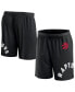 ფოტო #2 პროდუქტის Men's Black Toronto Raptors Free Throw Mesh Shorts