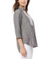 Women's Lace Trim V-Neck High-Low Linen Tunic Blouse