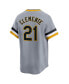 Фото #2 товара Men's Roberto Clemente Gray Pittsburgh Pirates Throwback Cooperstown Collection Limited Jersey