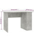 Фото #3 товара Стол комбинированный vidaXL Concrete Gray 43.3"x23.6"x28.7" из ДСП