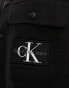 Calvin Klein Jeans ripstop shirt in black