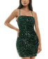 ფოტო #1 პროდუქტის Juniors' Sequin Sleeveless Bodycon Dress